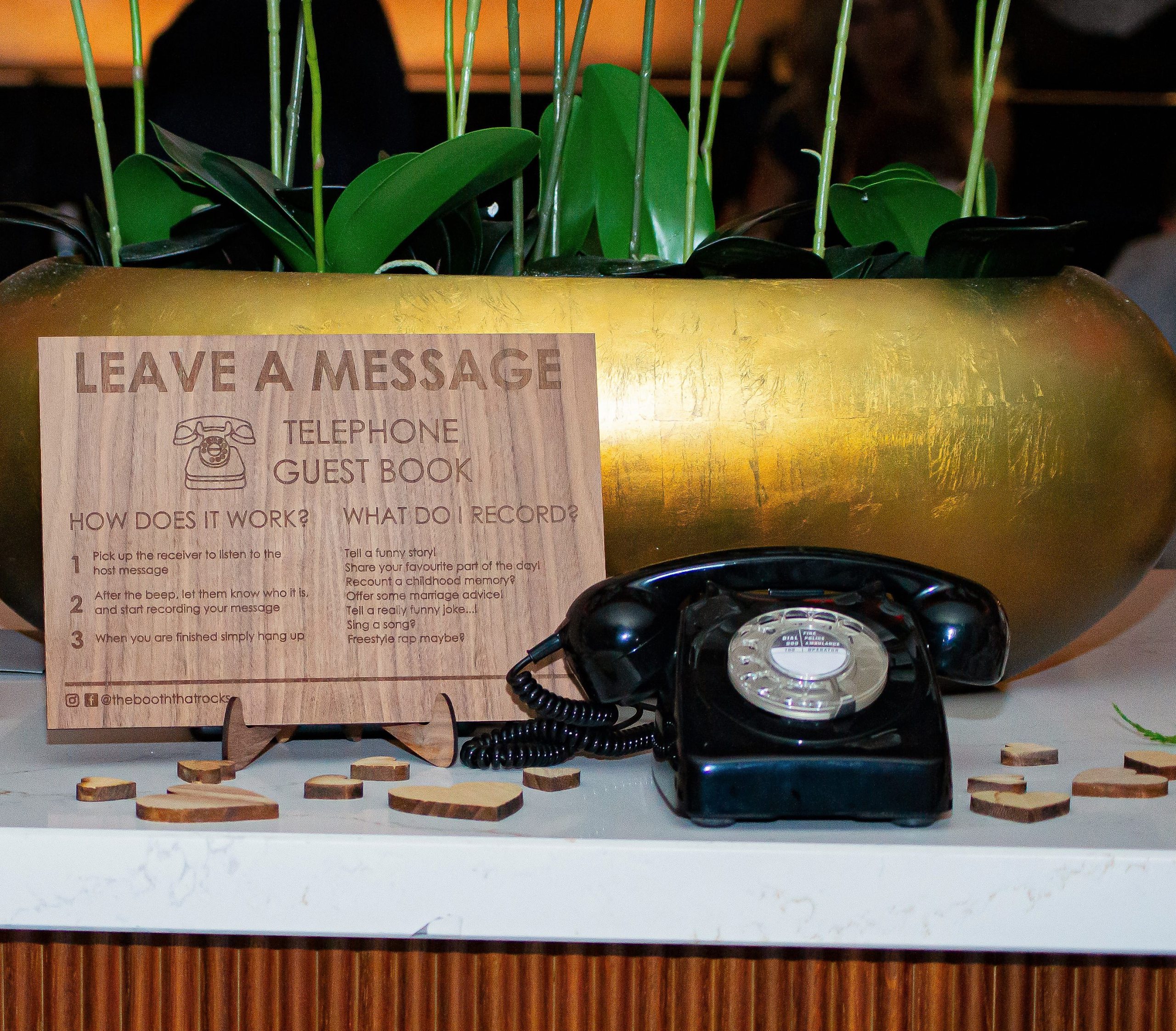 telephone guestbook